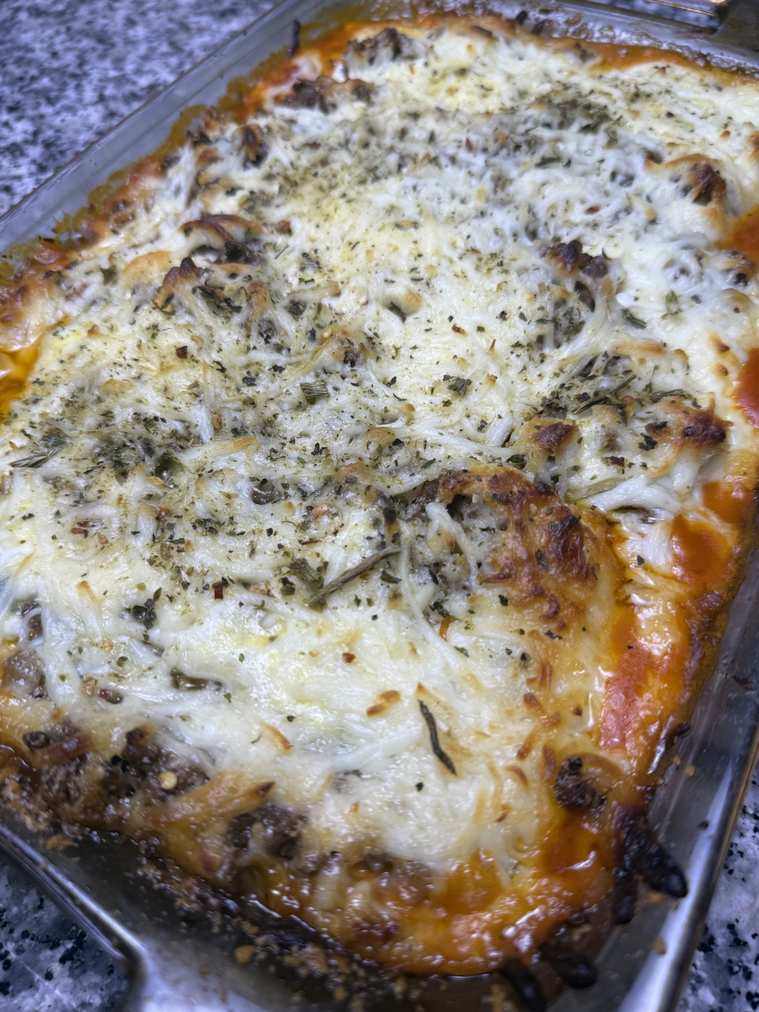 No ricotta lasagna!!